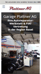 Mobile Screenshot of garage-plattner.ch